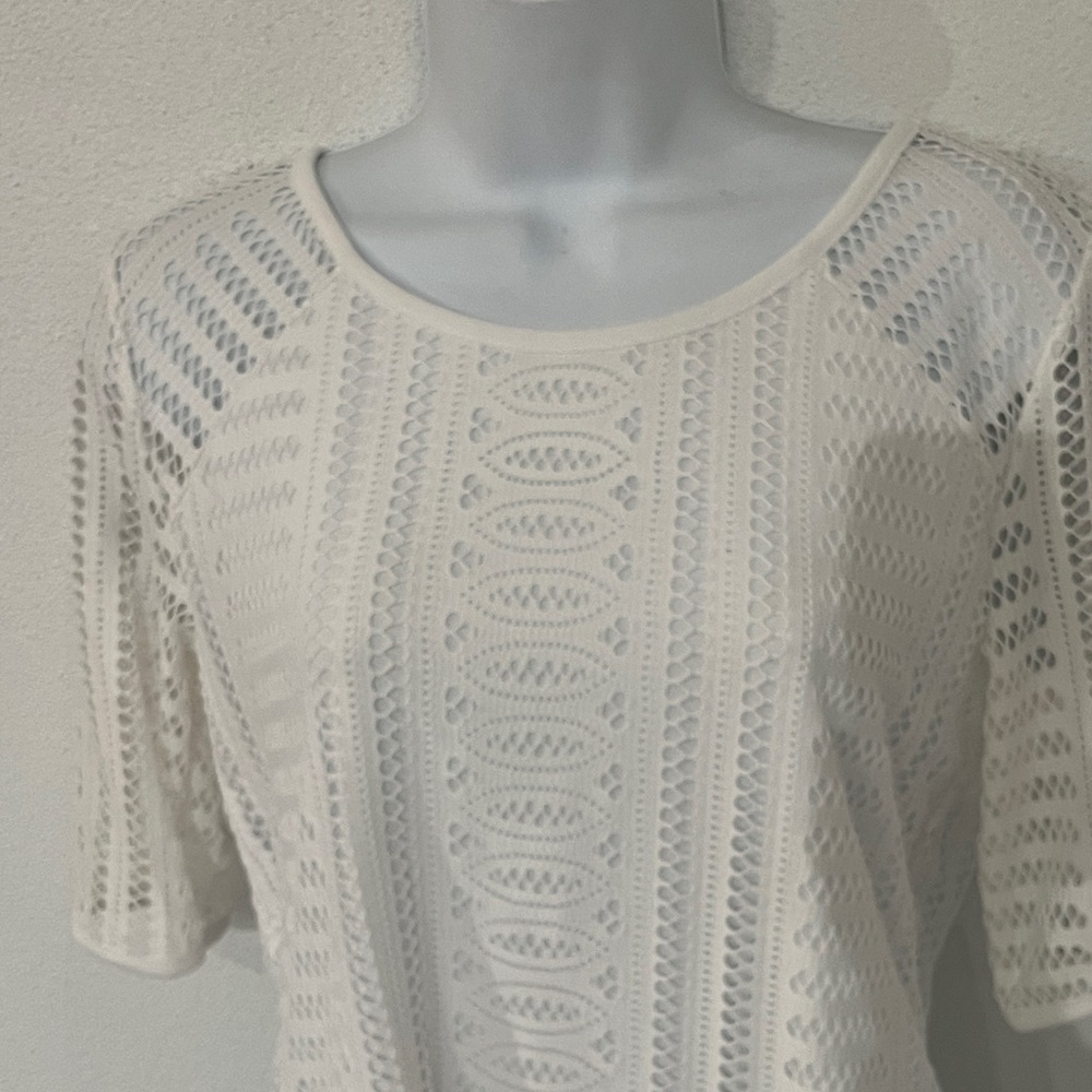 Dana Buchman Lace Top Size S - Picture 3 of 6